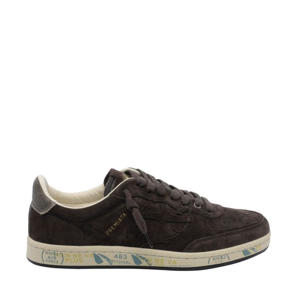 Premiata Men Basket Clay Sneakers